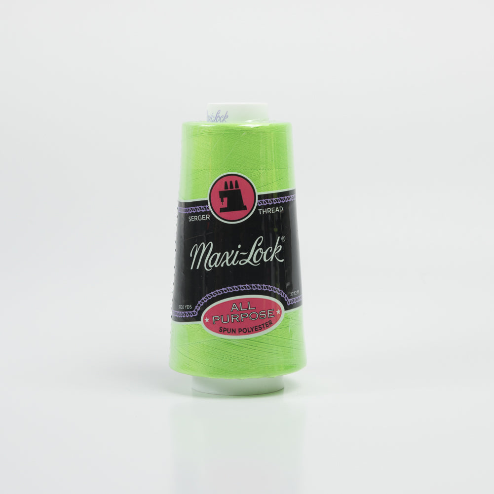 Maxi-Lock Serger Thread 3000yds - Neon Green Maxi-Lock Serger Thread 3000yds - Neon Green