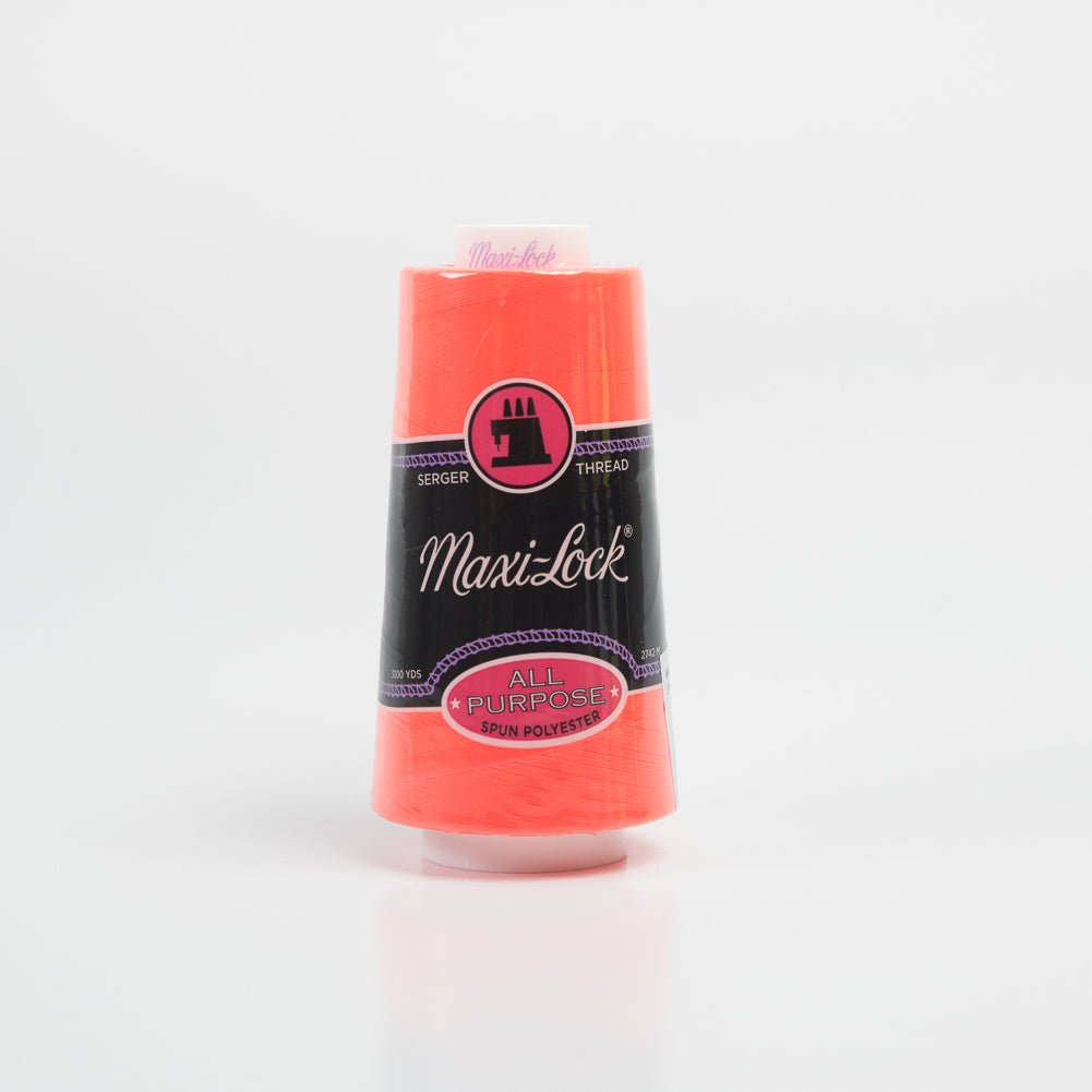 Maxi-Lock Serger Thread 3000yds - Neon Orange Maxi-Lock Serger Thread 3000yds - Neon Orange
