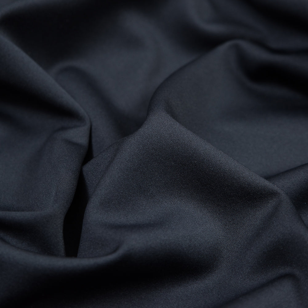 Italian Navy Stretch Jersey Crepe Full Italian Navy Stretch Jersey Crepe Full