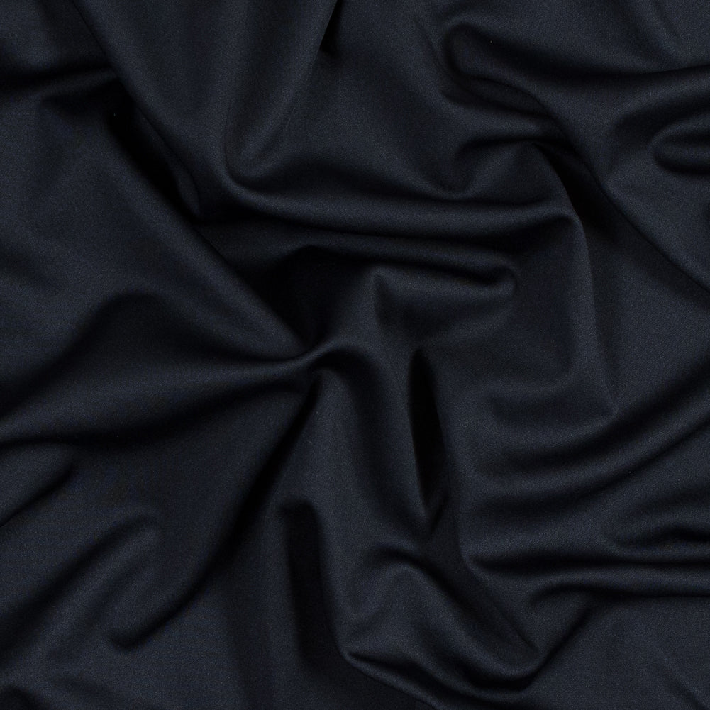 Italian Navy Stretch Jersey Crepe Italian Navy Stretch Jersey Crepe