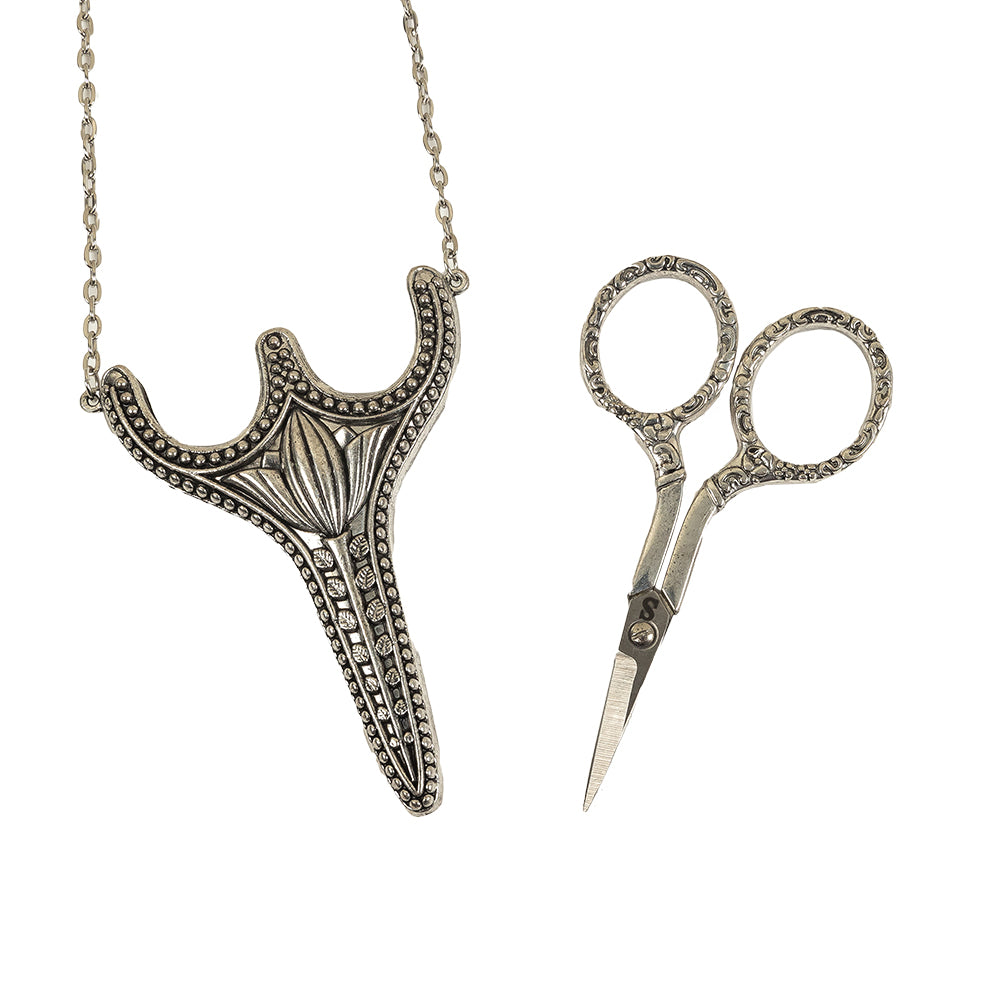 Sullivan's Silver Heirloom 3.5" Scissor Pendant Drape Sullivan's Silver Heirloom 3.5" Scissor Pendant Drape