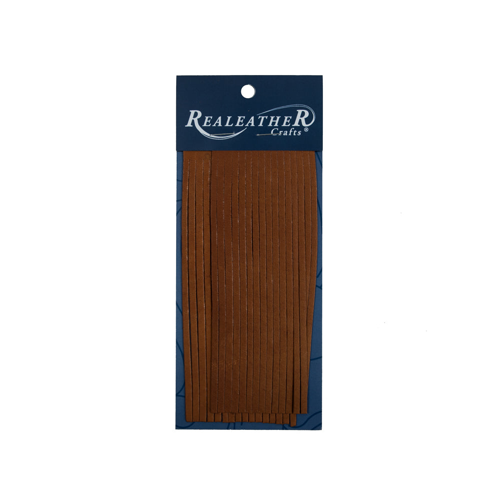 Realeather Saddle Tan Deerskin Fringe Trim Realeather Saddle Tan Deerskin Fringe Trim