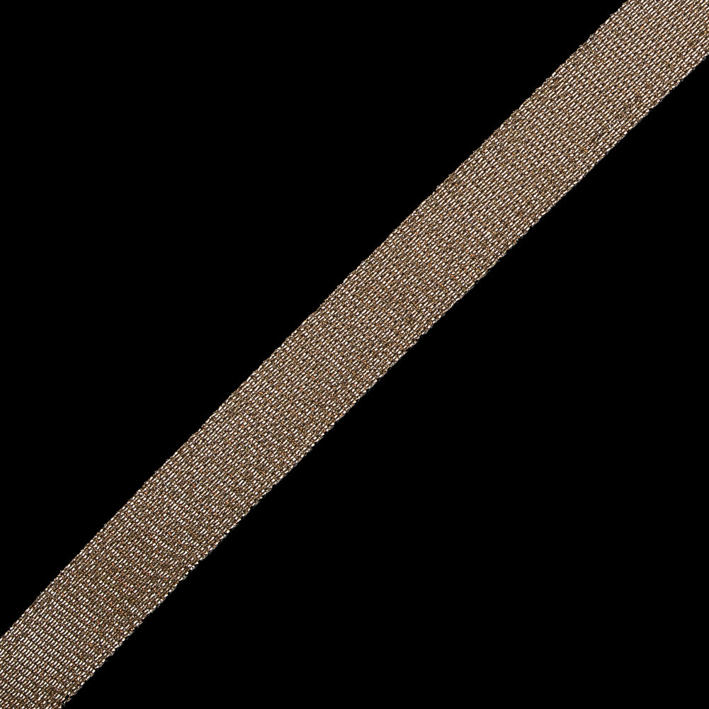Rose Gold Metallic Ribbon - 0.5" Detail Rose Gold Metallic Ribbon - 0.5" Detail