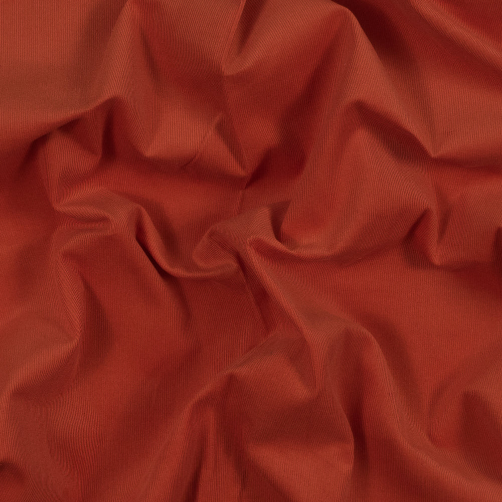 Featherwale Cotton Corduroy - Orange - Dawn Collection Featherwale Cotton Corduroy - Orange - Dawn Collection