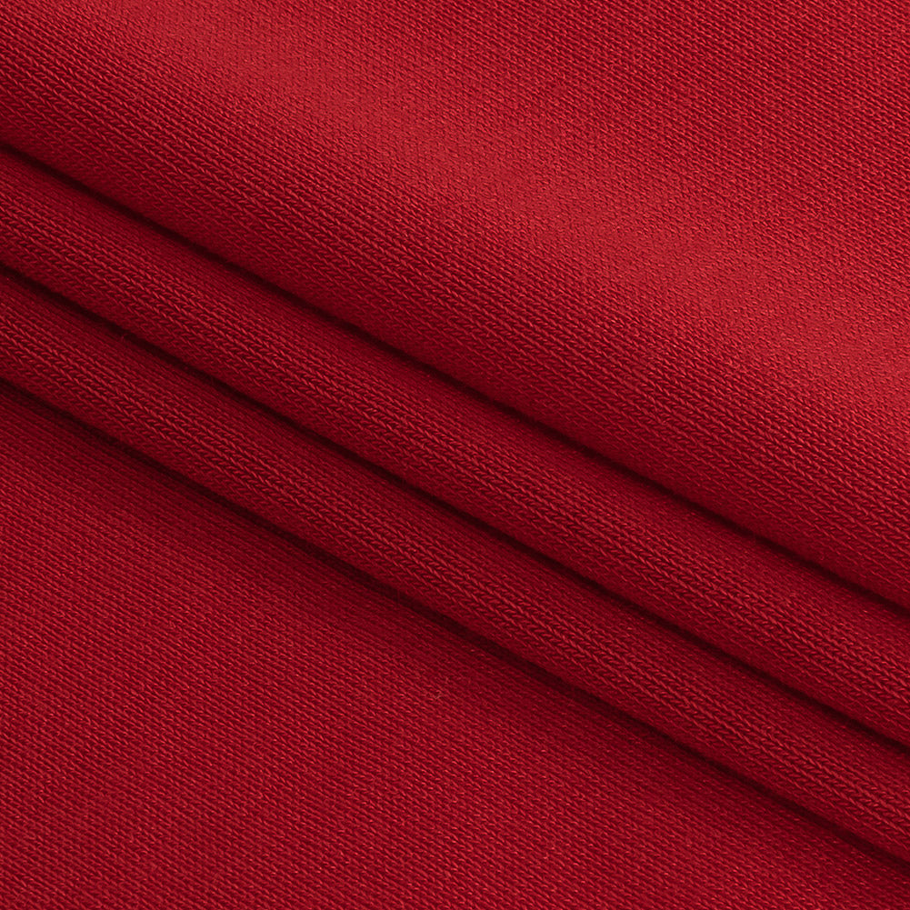 Red Solid Cupro Jersey Detail Red Solid Cupro Jersey Detail