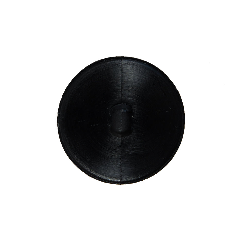 Italian Black Beveled Shank Back Button - 36L/23mm Detail Italian Black Beveled Shank Back Button - 36L/23mm Detail