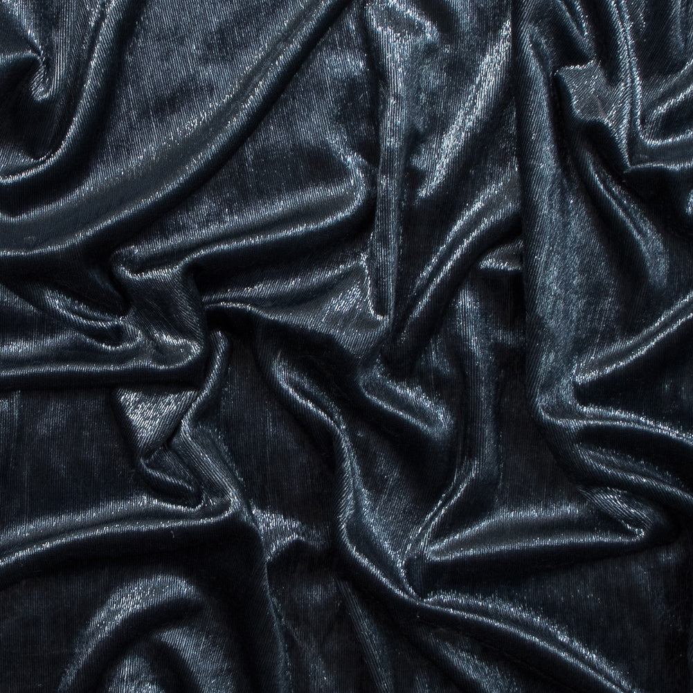 Metallic Velvet - Slate Gray - Ava Collection Metallic Velvet - Slate Gray - Ava Collection