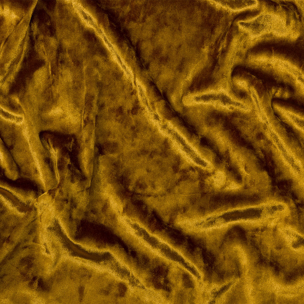 Crushed Velour - Curry Gold - Auguste Collection Crushed Velour - Curry Gold - Auguste Collection