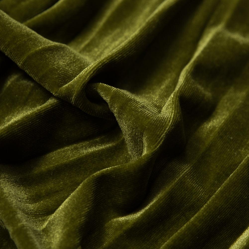 Pleated Velour - Woodbine - Tver Collection Full Pleated Velour - Woodbine - Tver Collection Full