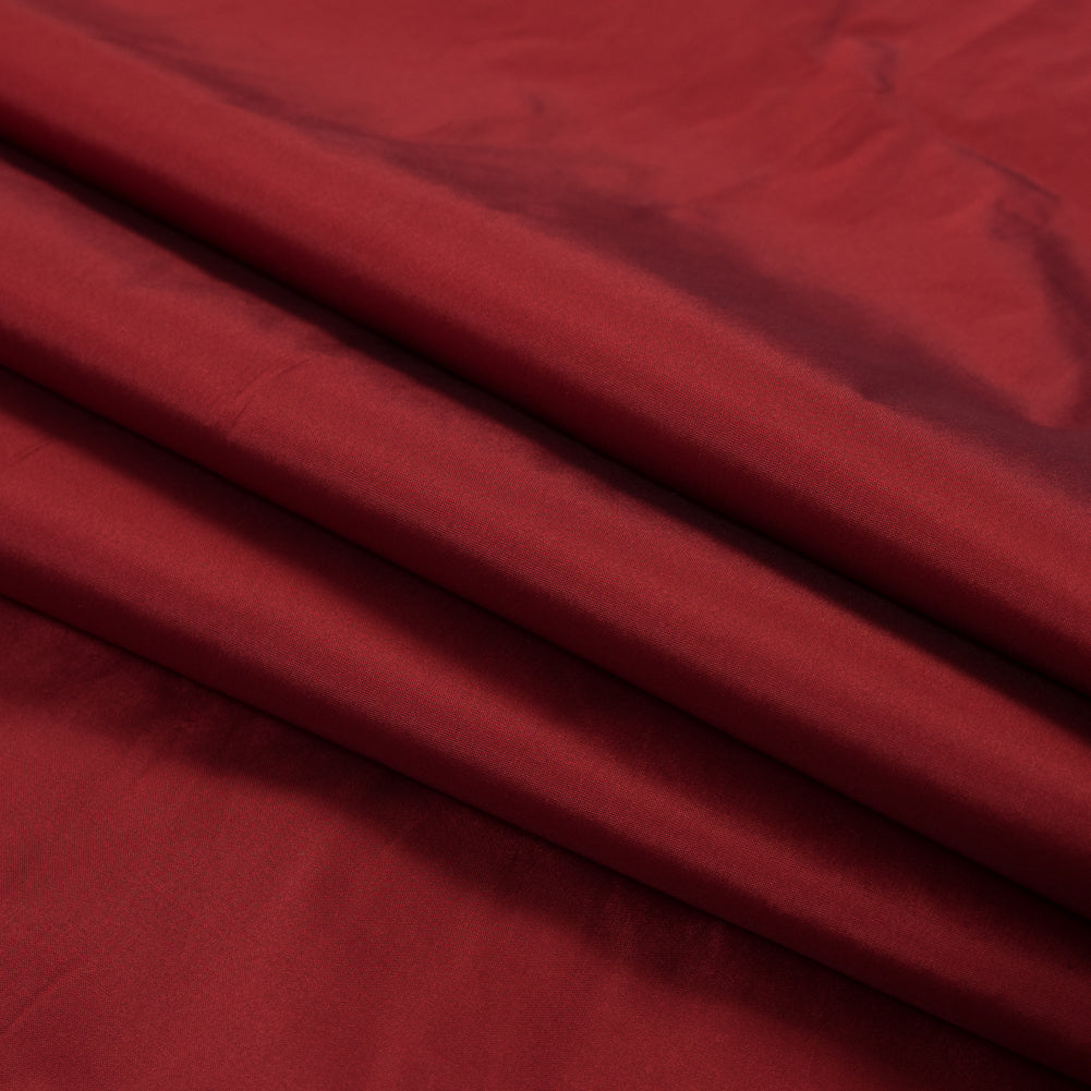 Polyester Taffeta - Plain Dyed Tango Red - Bellamy Collection Detail Polyester Taffeta - Plain Dyed Tango Red - Bellamy Collection Detail
