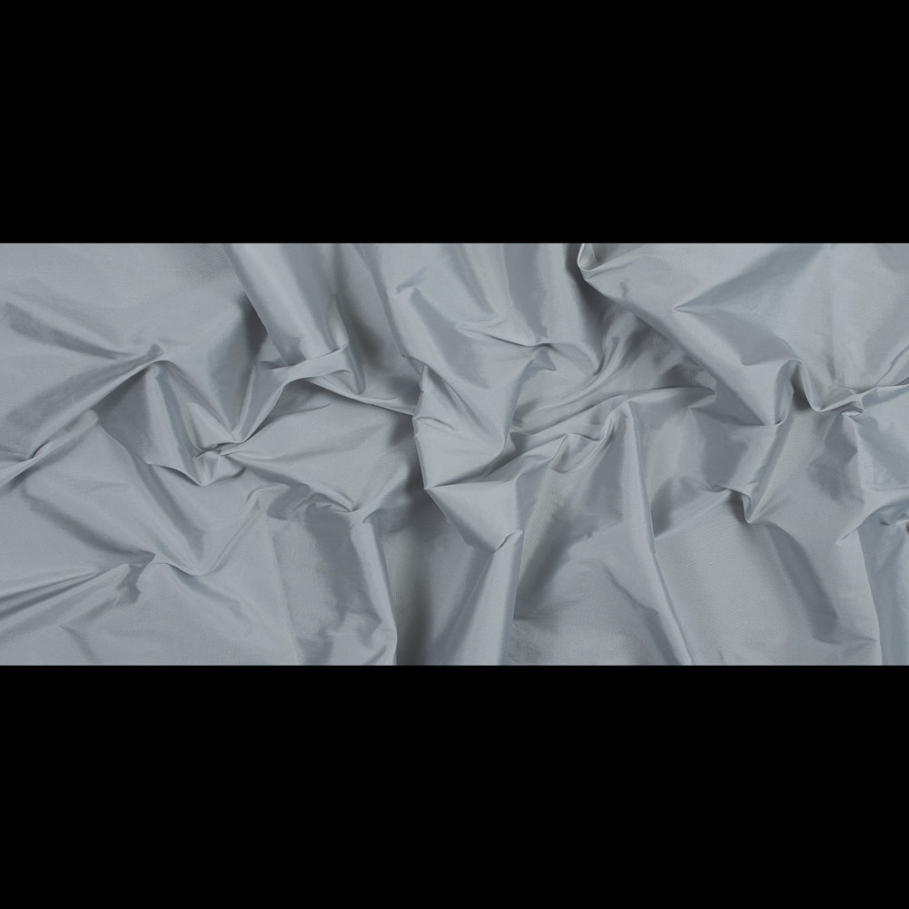 Polyester Taffeta - Plain Dyed Silver - Bellamy Collection Folded Polyester Taffeta - Plain Dyed Silver - Bellamy Collection Folded