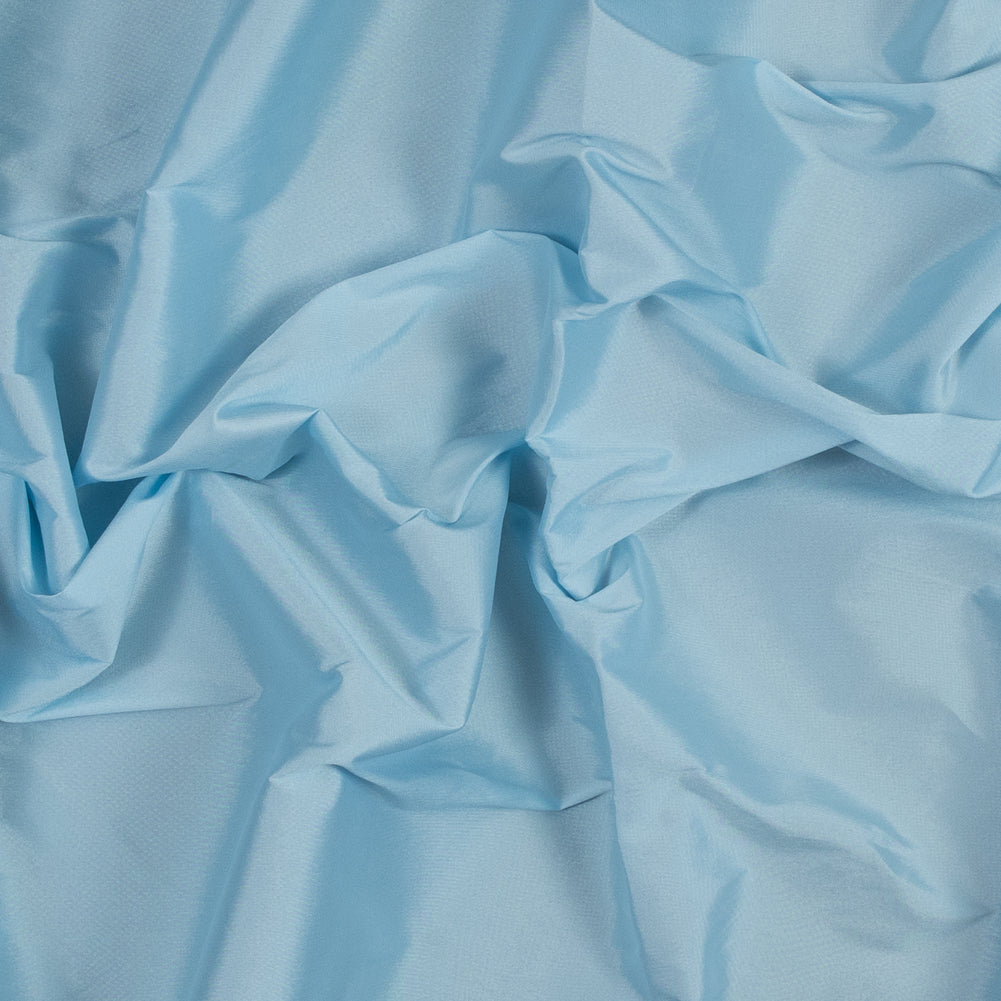 Polyester Taffeta - Plain Dyed Pale Blue - Bellamy Collection Polyester Taffeta - Plain Dyed Pale Blue - Bellamy Collection