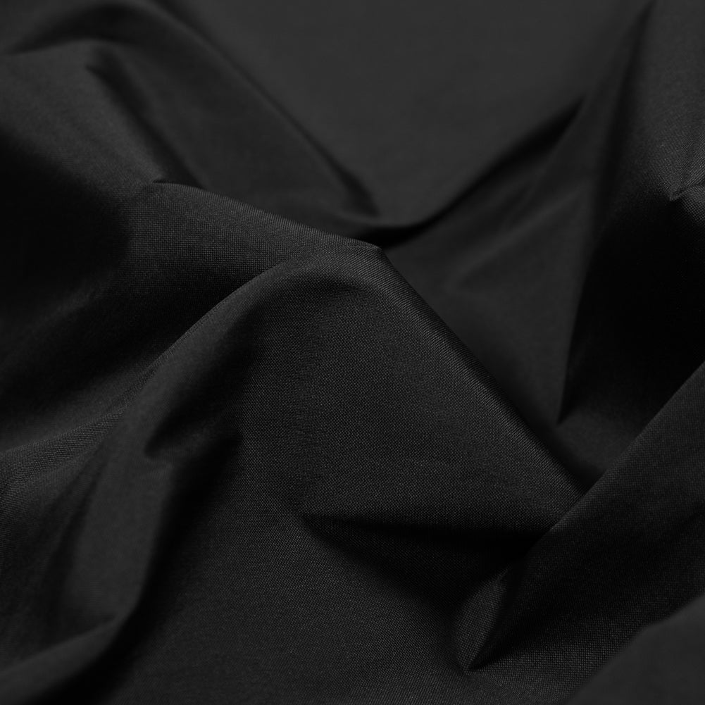 Polyester Taffeta - Plain Dyed Black - Bellamy Collection Full Polyester Taffeta - Plain Dyed Black - Bellamy Collection Full