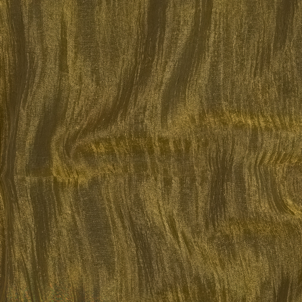 Crushed Nylon Organza - Gold Crushed Nylon Organza - Gold