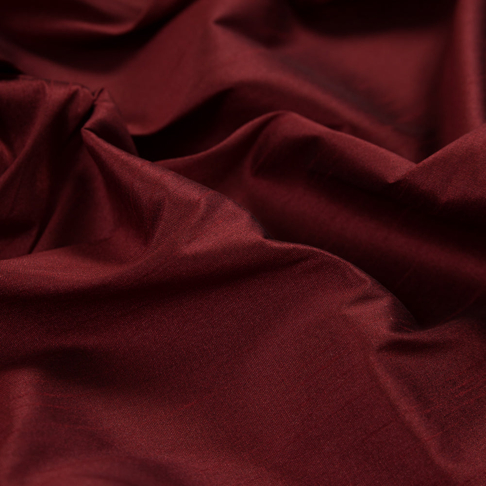 Polyester Shantung - Burgundy - Eirian Collection Full Polyester Shantung - Burgundy - Eirian Collection Full