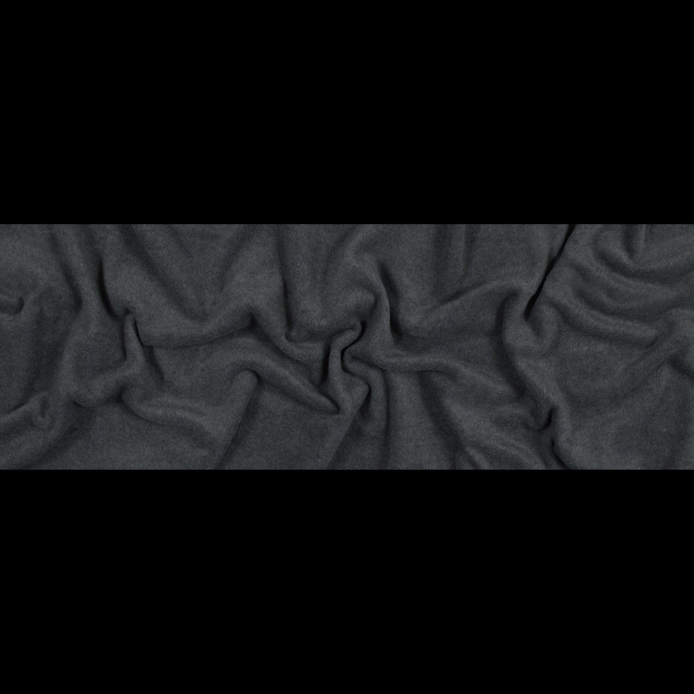 No-Pill Polyester Fleece - Charcoal Heather - Shropshire Collection Folded No-Pill Polyester Fleece - Charcoal Heather - Shropshire Collection Folded