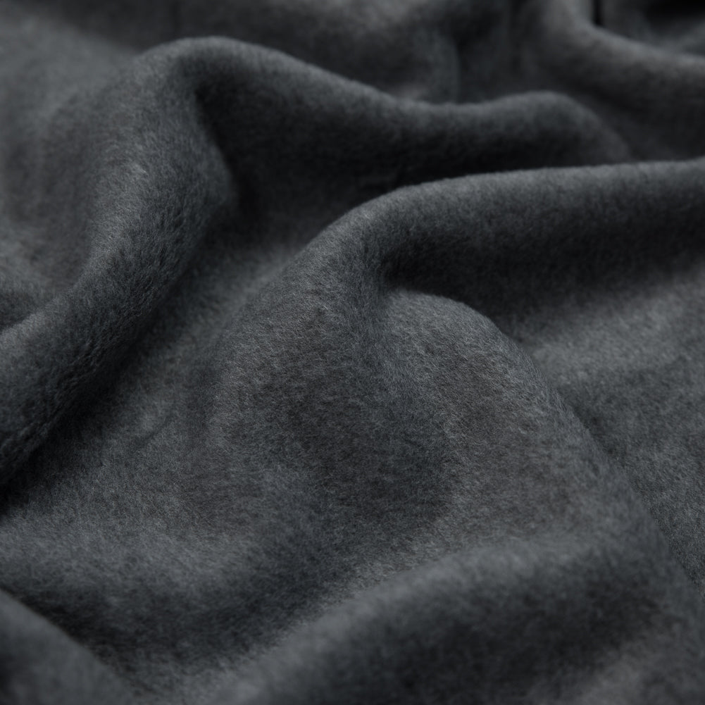 No-Pill Polyester Fleece - Charcoal Heather - Shropshire Collection Full No-Pill Polyester Fleece - Charcoal Heather - Shropshire Collection Full