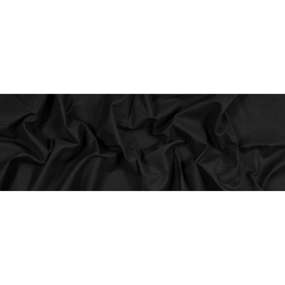 Brushed Cotton Duvetyne 9oz - Black Folded Brushed Cotton Duvetyne 9oz - Black Folded