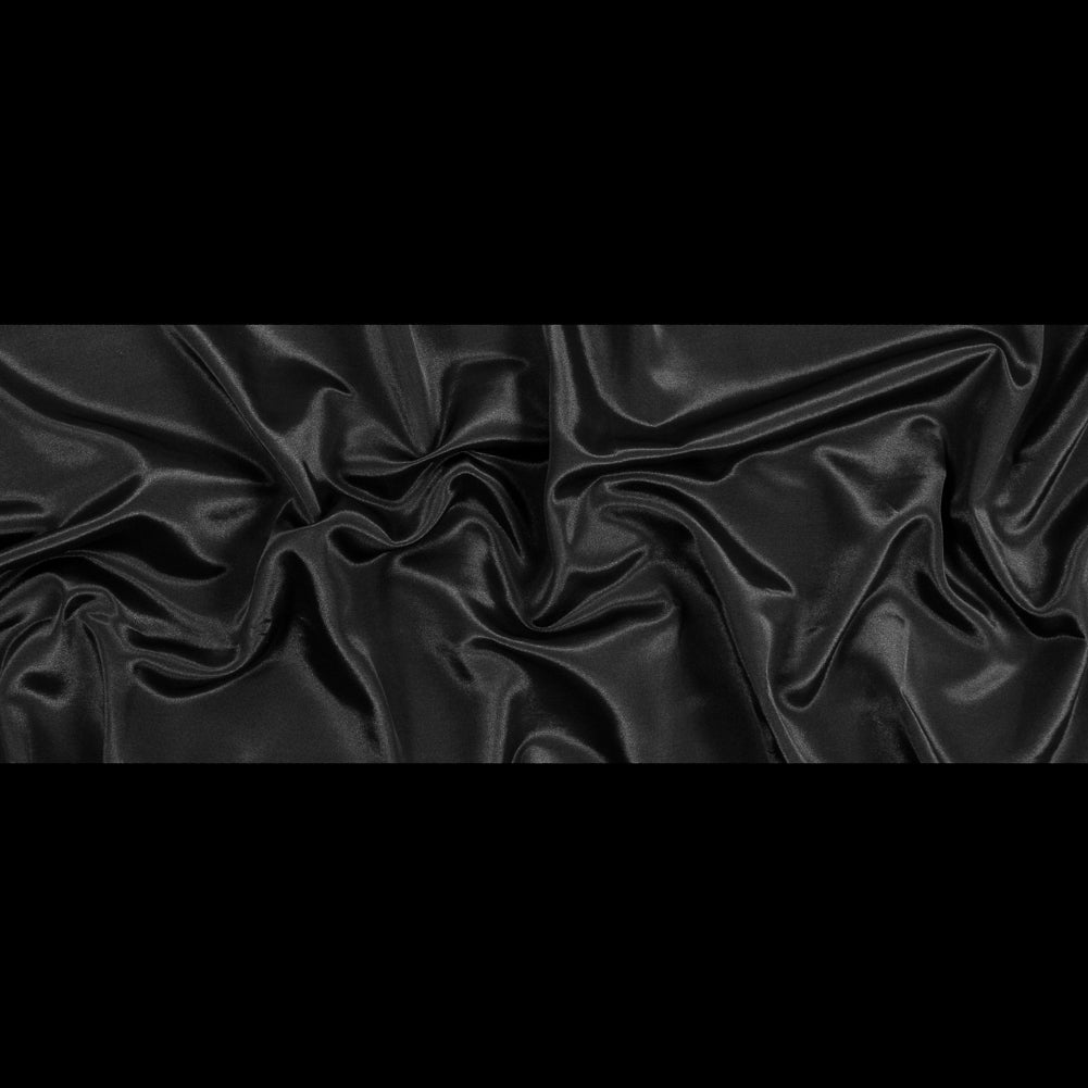 Flame Retardant Polyester Bengaline - Jet Black Full Flame Retardant Polyester Bengaline - Jet Black Full