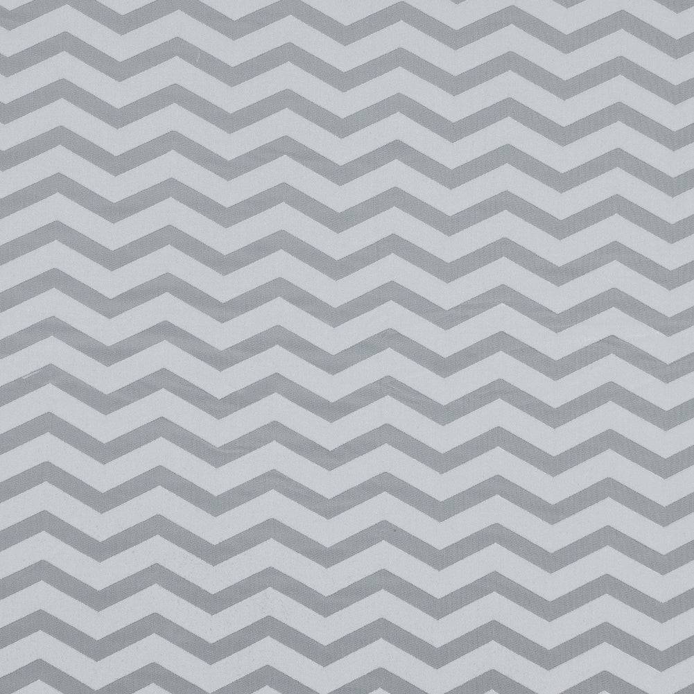 Zig Zag Burnout Velour - White Zig Zag Burnout Velour - White