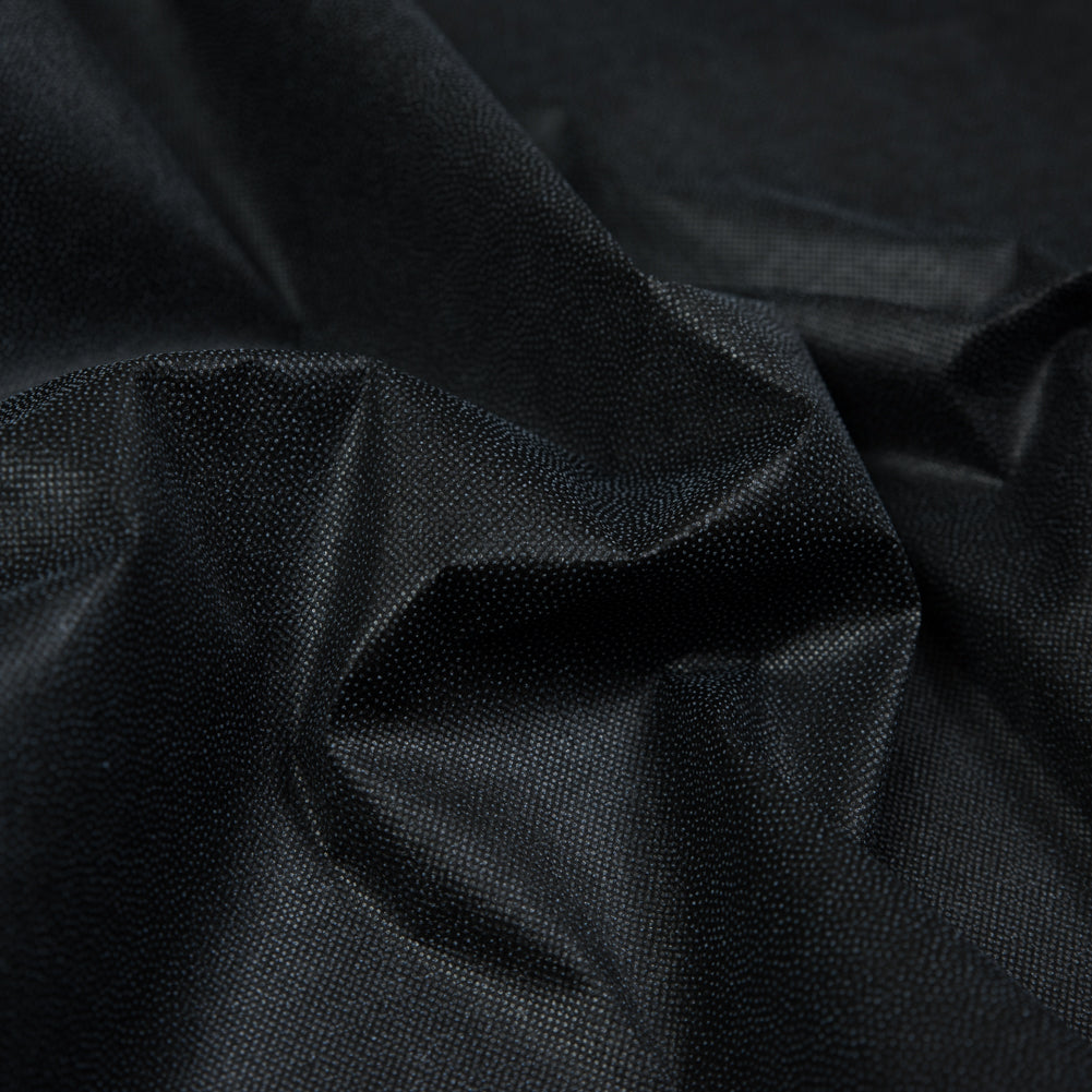 Black Non-Woven Fusible Interlining Detail Black Non-Woven Fusible Interlining Detail