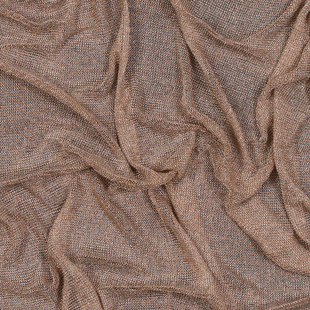 Plastic Chainmail Fabric - Rose Gold Plastic Chainmail Fabric - Rose Gold