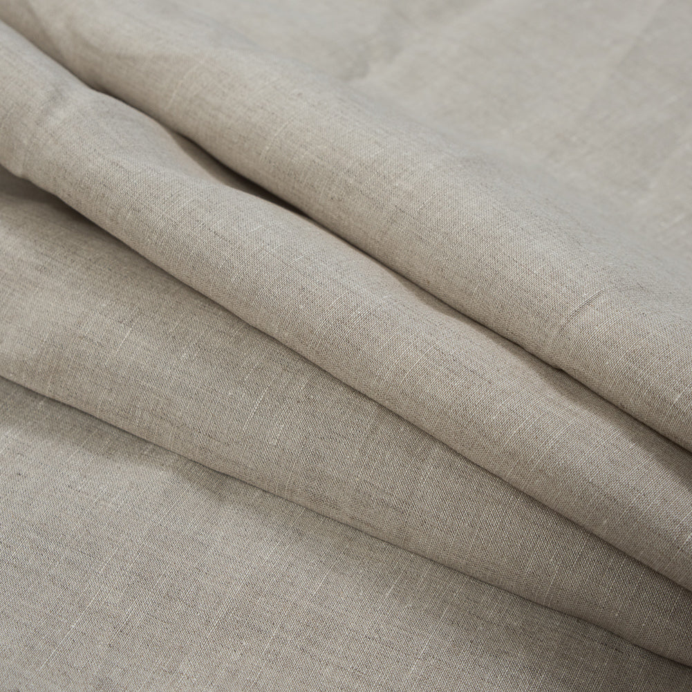 Medium Weight Linen Woven 118" - Oatmeal - Ostrava Collection Detail Medium Weight Linen Woven 118" - Oatmeal - Ostrava Collection Detail