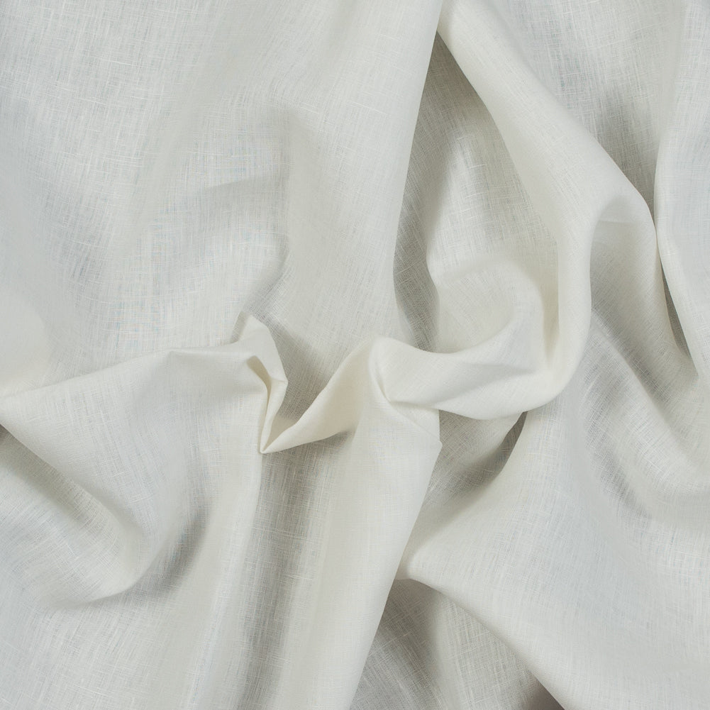 Medium Weight Linen Woven 118" - Vanilla - Ostrava Collection Medium Weight Linen Woven 118" - Vanilla - Ostrava Collection