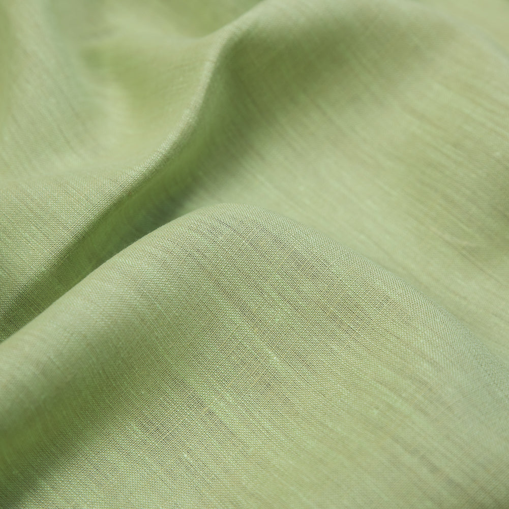 Two-Tone Linen Woven - Lime and Tan - Sanremo Collection Full Two-Tone Linen Woven - Lime and Tan - Sanremo Collection Full