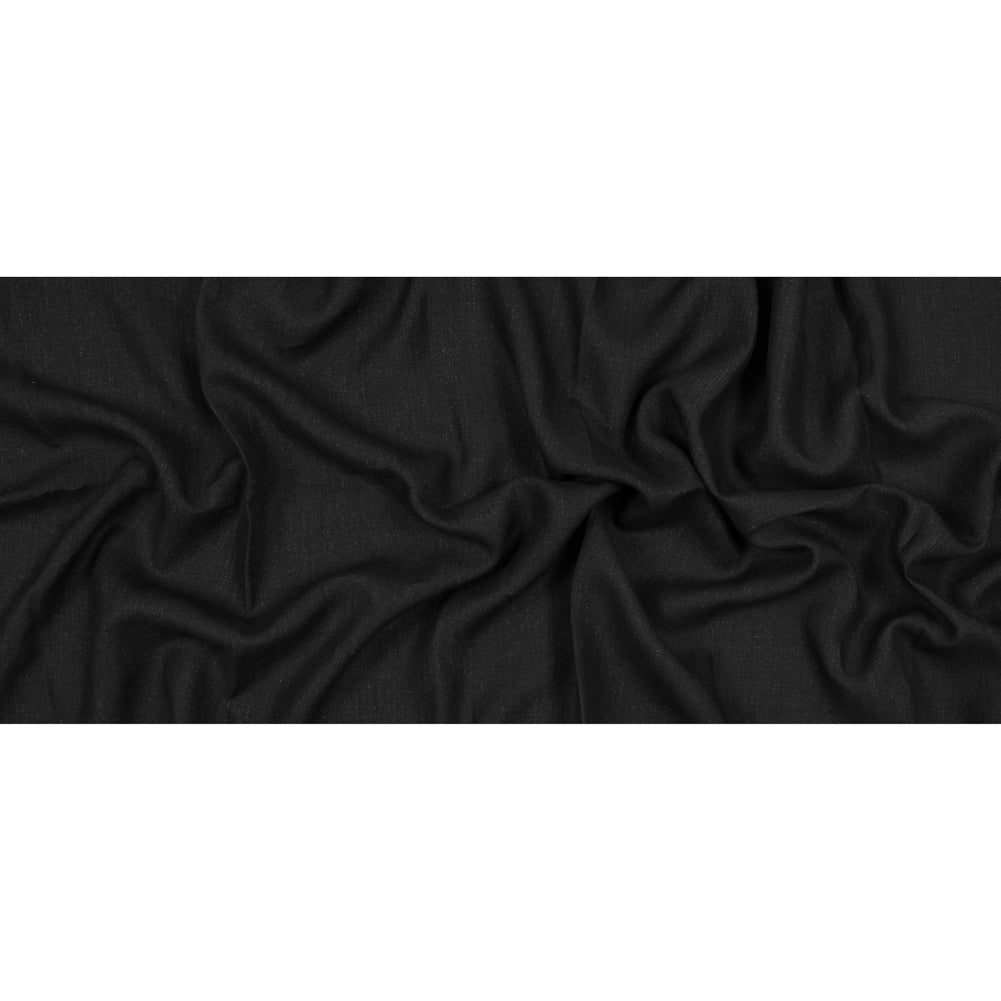 Two-Tone Linen Woven - Black and Gray - Sanremo Collection Folded Two-Tone Linen Woven - Black and Gray - Sanremo Collection Folded