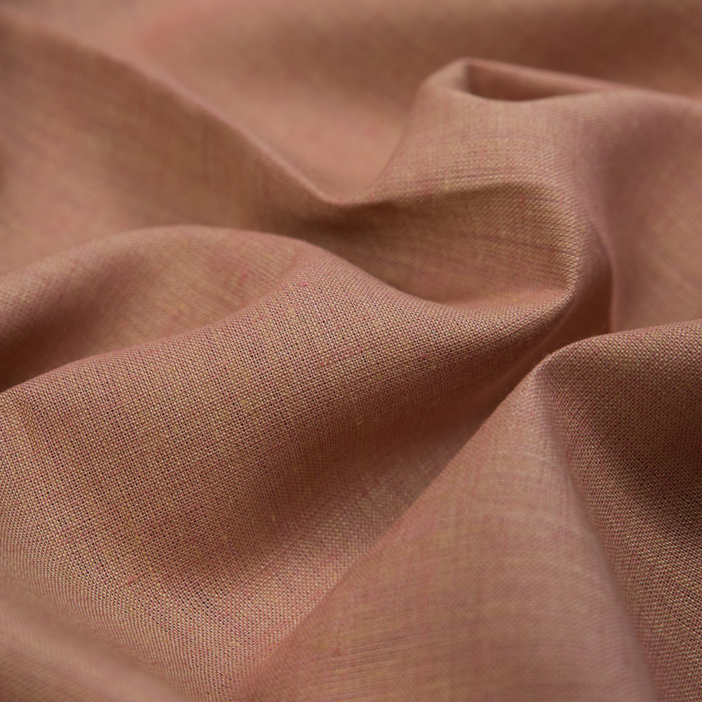 Two-Tone Linen Woven - Tan and Brick - Sanremo Collection Full Two-Tone Linen Woven - Tan and Brick - Sanremo Collection Full