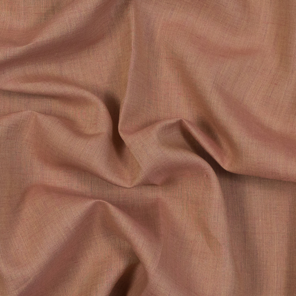 Two-Tone Linen Woven - Tan and Brick - Sanremo Collection Two-Tone Linen Woven - Tan and Brick - Sanremo Collection