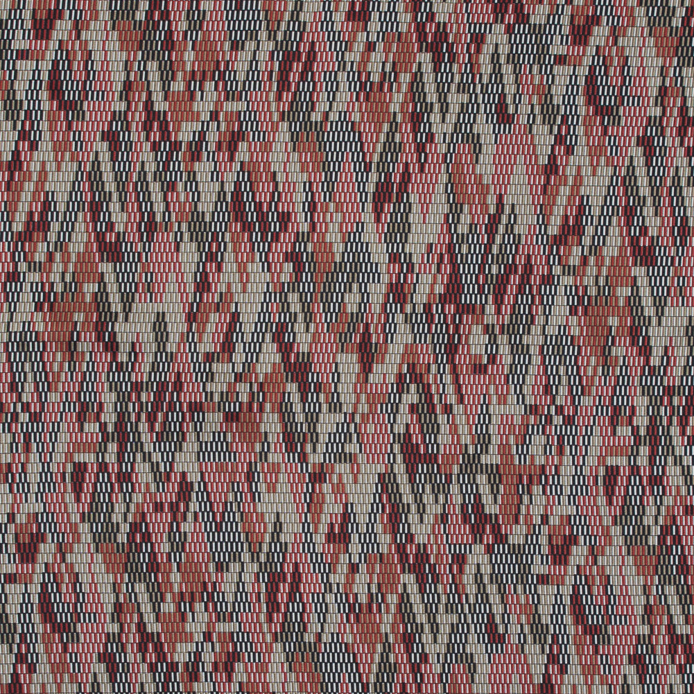 Rust and Beige Geometric Polyester Lining Rust and Beige Geometric Polyester Lining