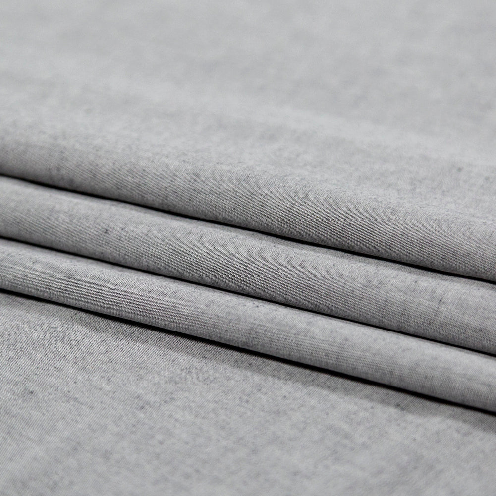 Calendered Organic Cotton Chambray - Black - Ramillies Collection Detail Calendered Organic Cotton Chambray - Black - Ramillies Collection Detail