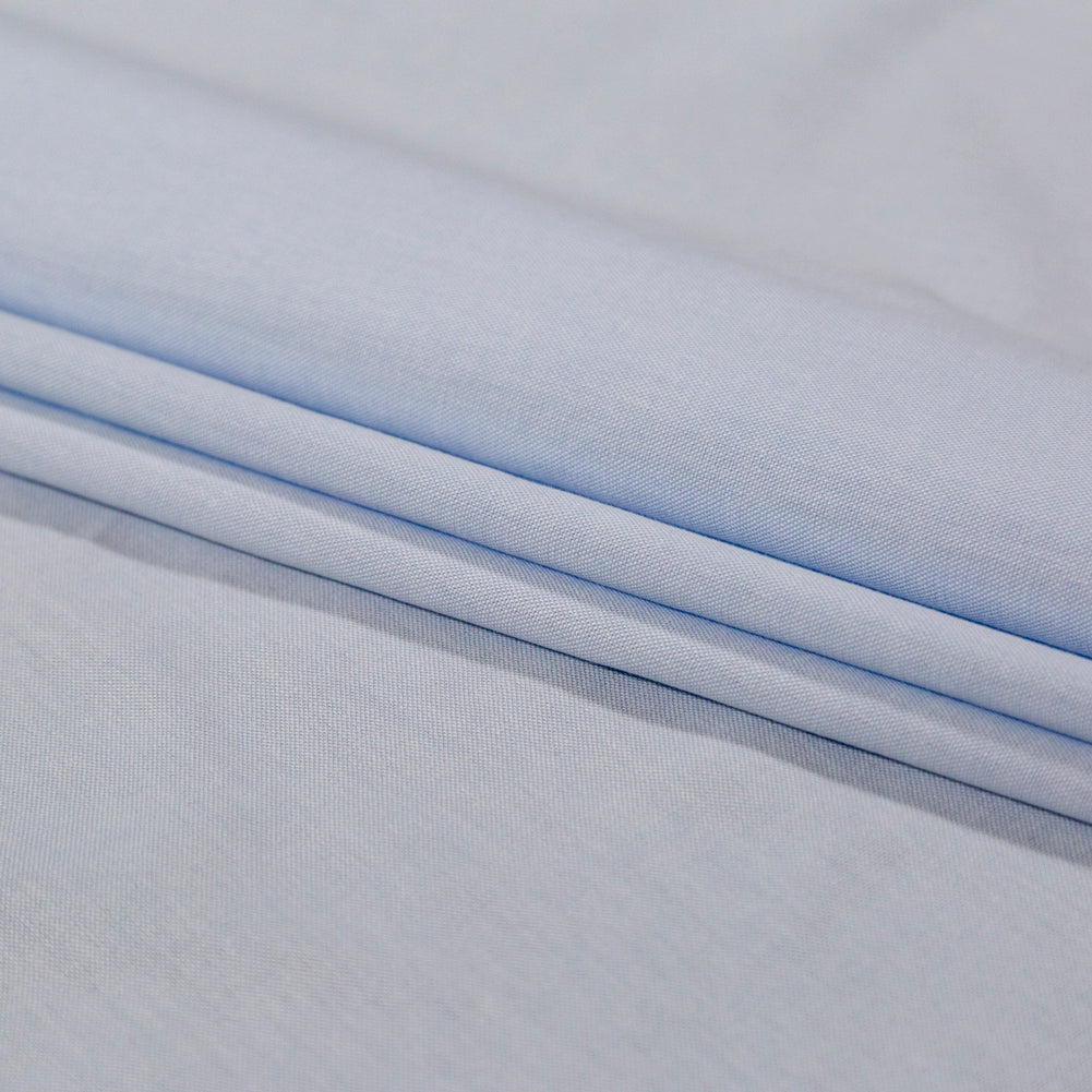 Calendered Organic Cotton Oxford - Blue - Chesterton Collection Detail Calendered Organic Cotton Oxford - Blue - Chesterton Collection Detail