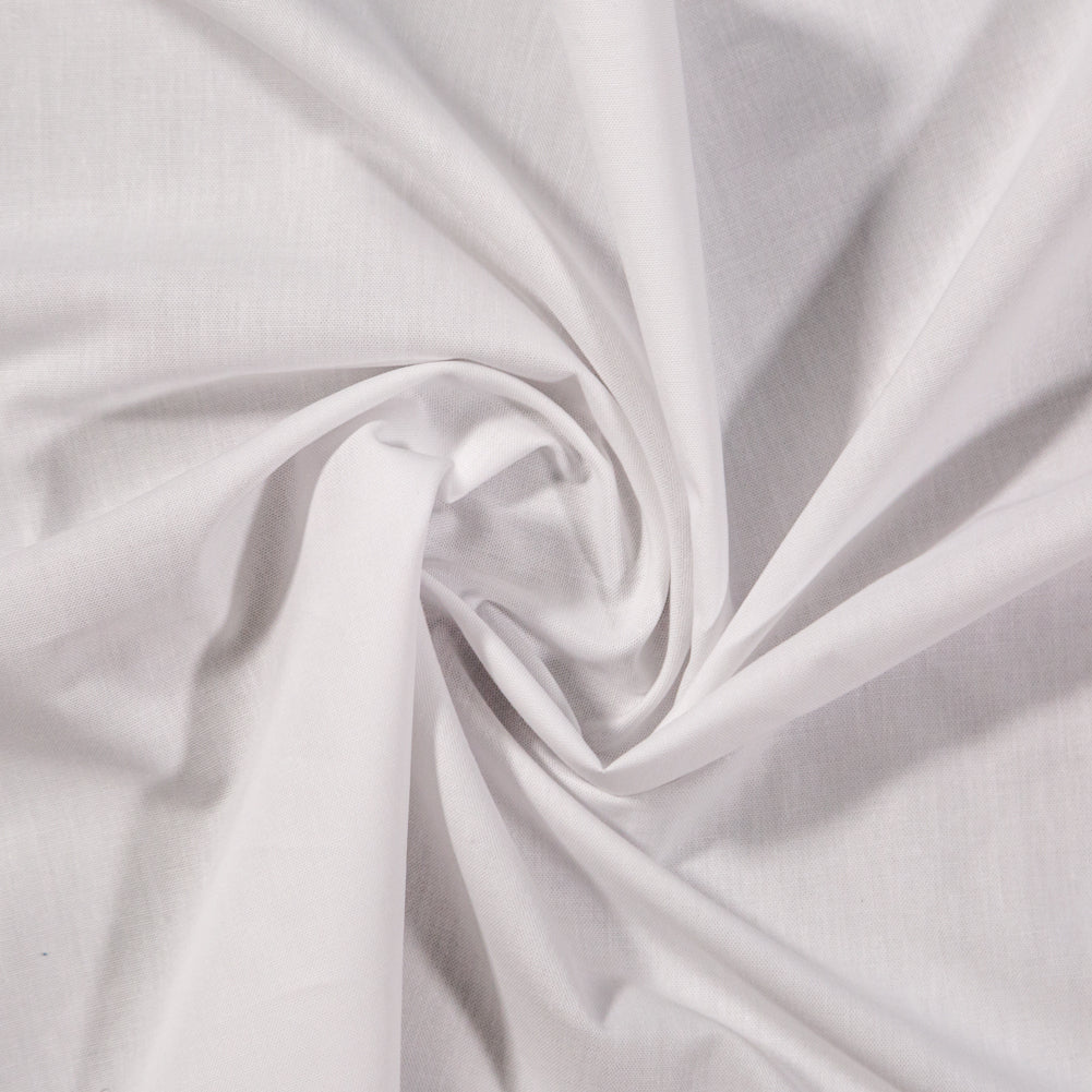 Calendered Organic Cotton Oxford - White - Chesterton Collection Calendered Organic Cotton Oxford - White - Chesterton Collection