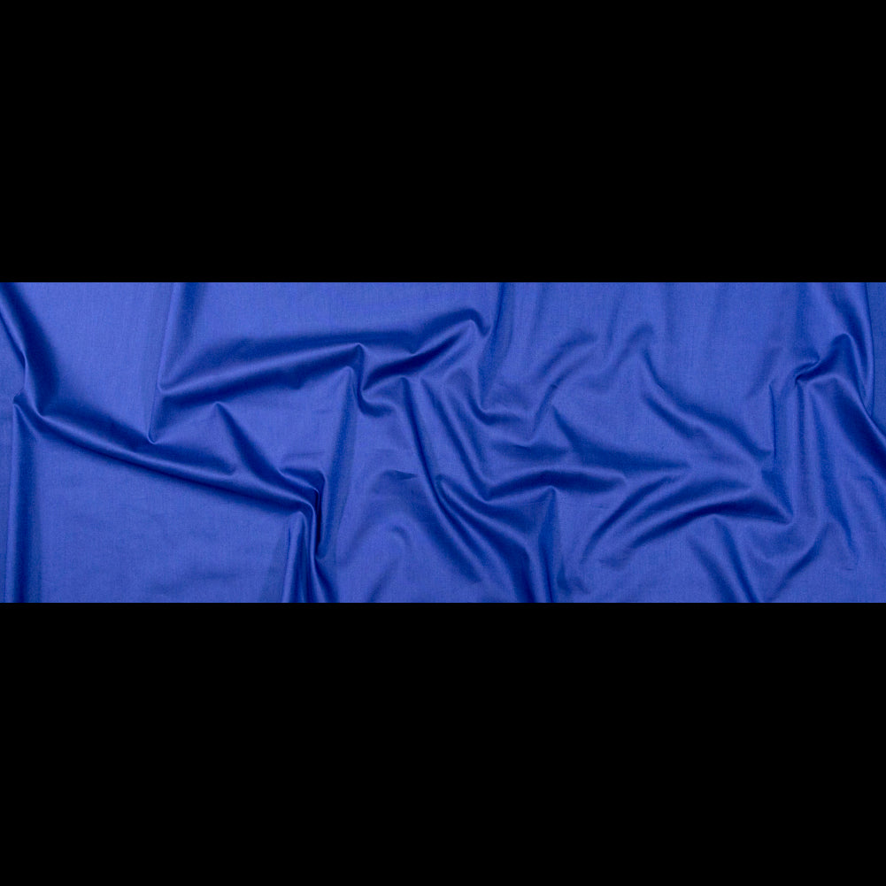 Mercerized Organic Egyptian Cotton Voile - Royal Blue - Toulouse Collection Folded Mercerized Organic Egyptian Cotton Voile - Royal Blue - Toulouse Collection Folded
