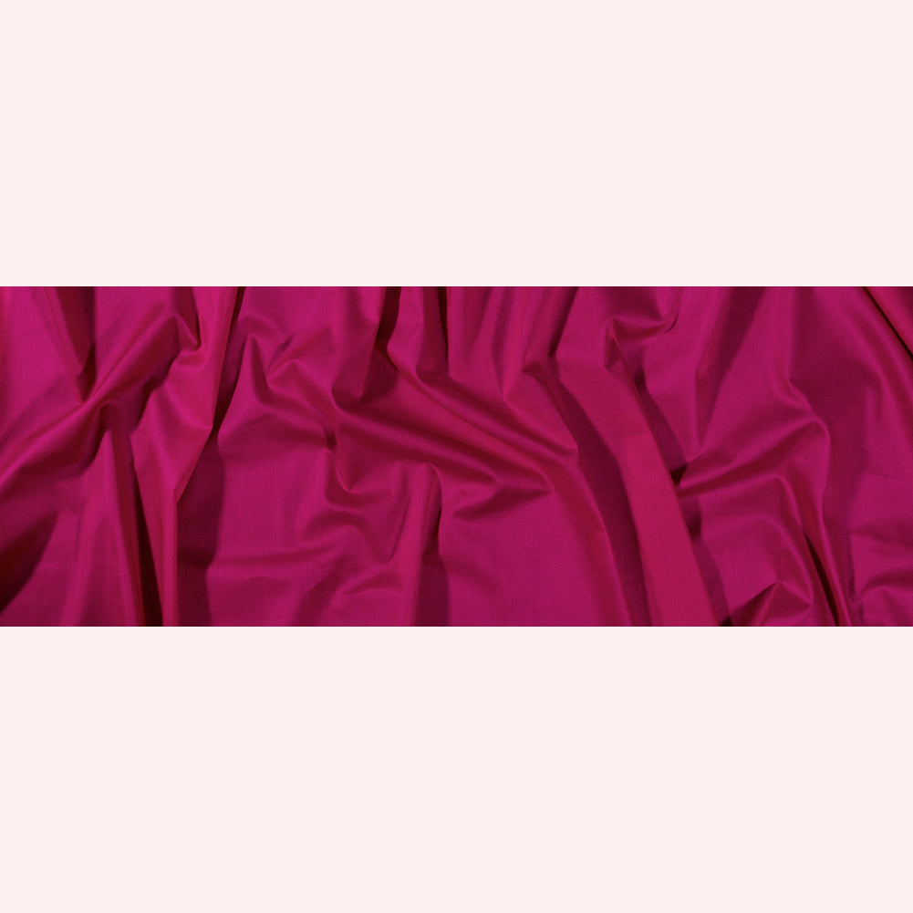 Mercerized Organic Egyptian Cotton Voile - Fuchsia - Toulouse Collection Folded Mercerized Organic Egyptian Cotton Voile - Fuchsia - Toulouse Collection Folded