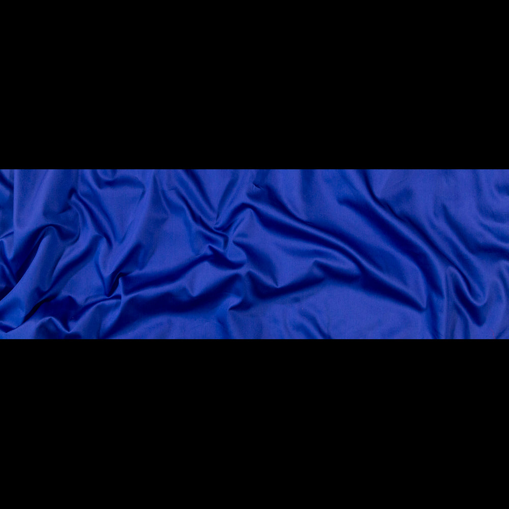 Mercerized Organic Egyptian Cotton Shirting - Royal Blue - Ravello Collection Folded Mercerized Organic Egyptian Cotton Shirting - Royal Blue - Ravello Collection Folded