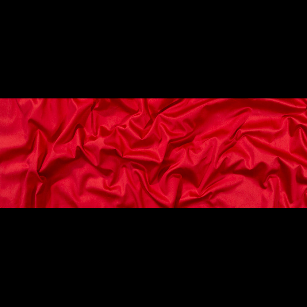 Mercerized Organic Egyptian Cotton Shirting - Red - Ravello Collection Folded Mercerized Organic Egyptian Cotton Shirting - Red - Ravello Collection Folded