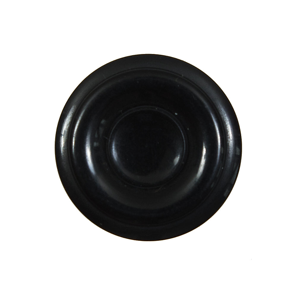 Black Plastic Shank Back Button - 44L/28mm Black Plastic Shank Back Button - 44L/28mm