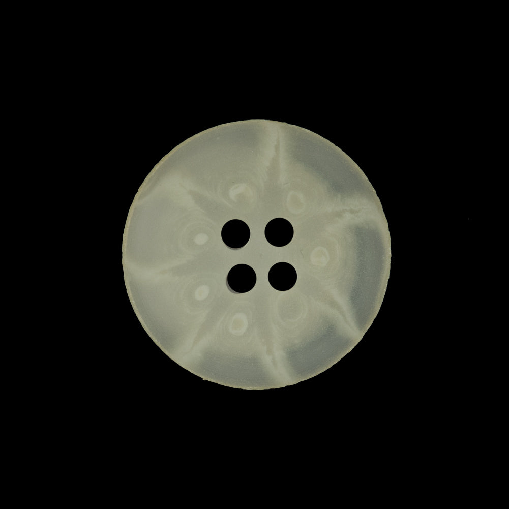 Beige Translucent Plastic 2-Hole Button - 36L/23mm Detail Beige Translucent Plastic 2-Hole Button - 36L/23mm Detail