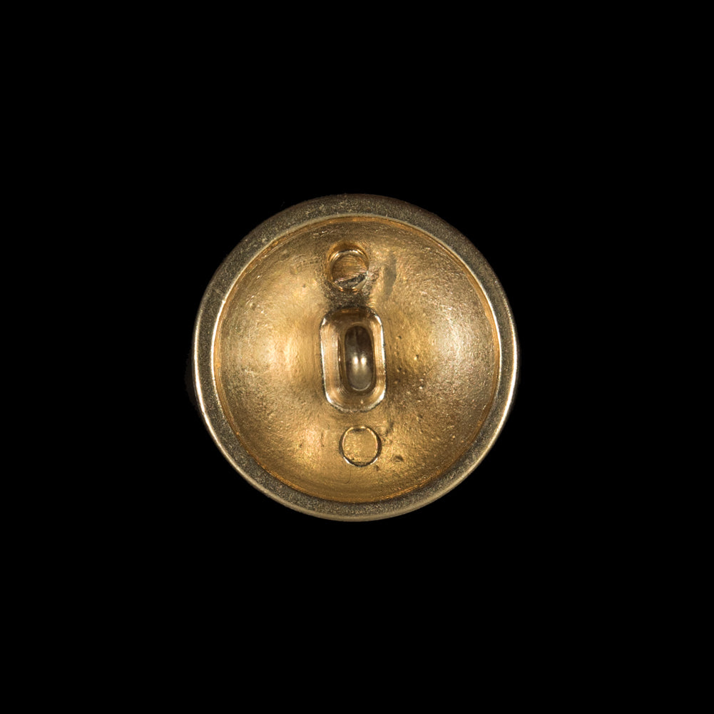 Gold Metal Anchor Shank Back Button - 32L/20mm Detail Gold Metal Anchor Shank Back Button - 32L/20mm Detail