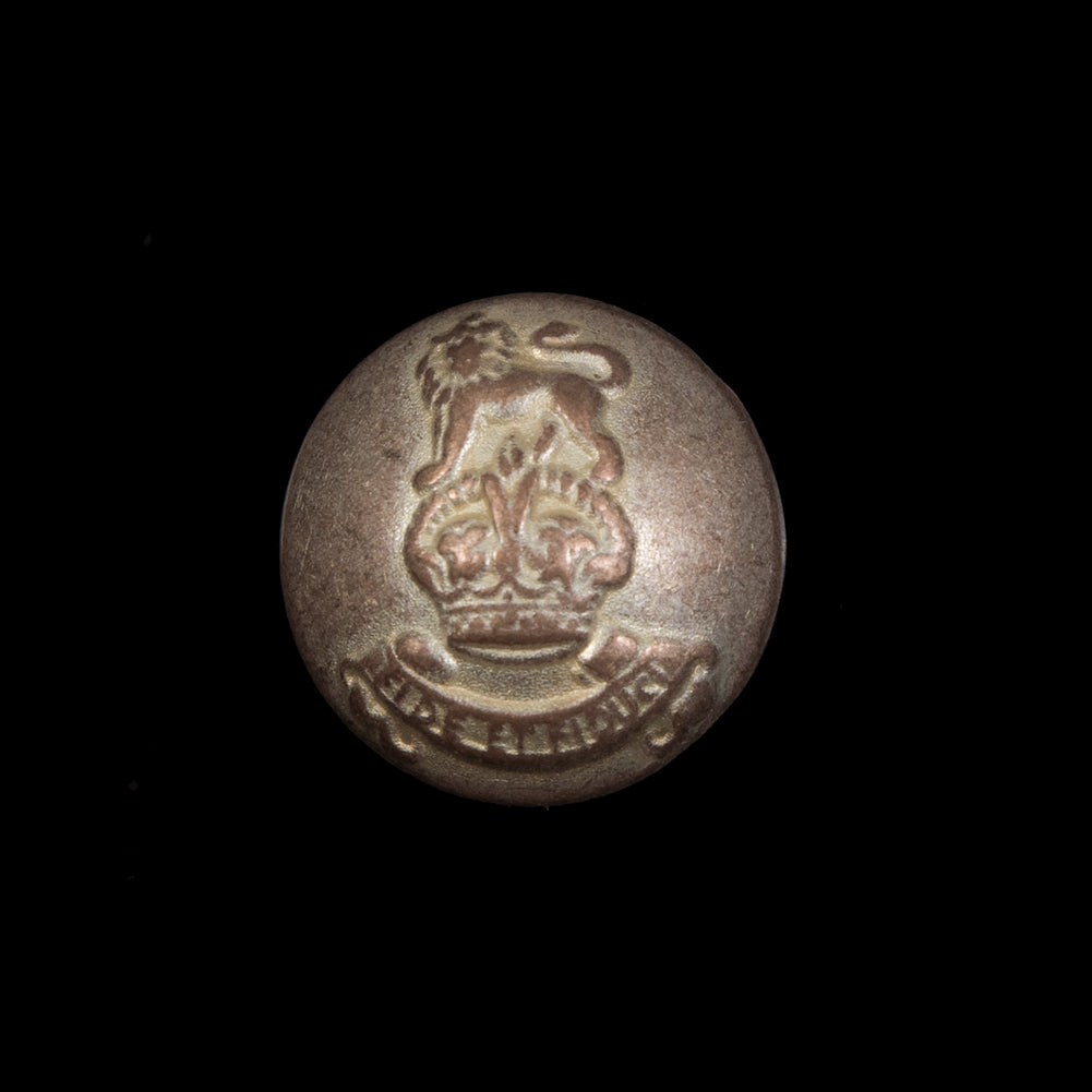 Rose Gold Matte Crest Shank Back Metal Button - 32L/20mm Rose Gold Matte Crest Shank Back Metal Button - 32L/20mm