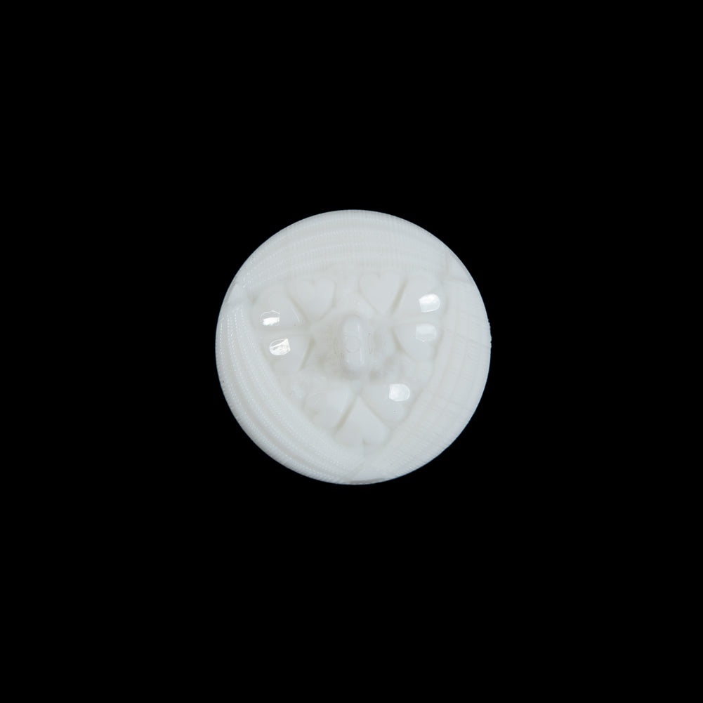 White Etched Shank Back Button - 24L/15mm Detail White Etched Shank Back Button - 24L/15mm Detail