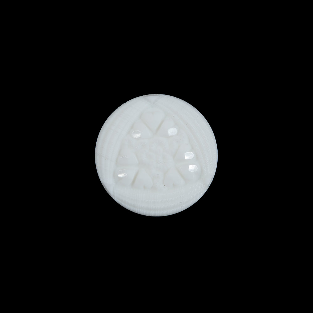 White Etched Shank Back Button - 24L/15mm White Etched Shank Back Button - 24L/15mm