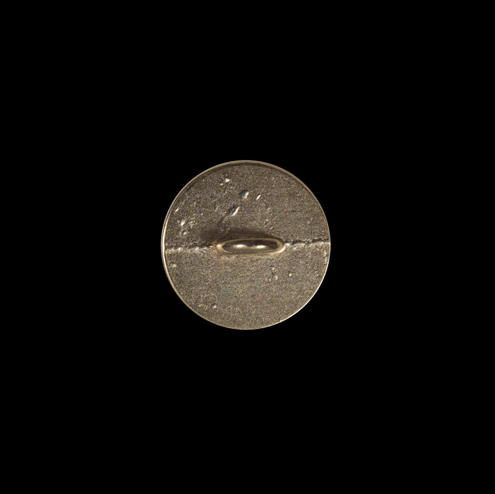 Gold Metal Shank Back Button - 20L/12.5mm Detail Gold Metal Shank Back Button - 20L/12.5mm Detail