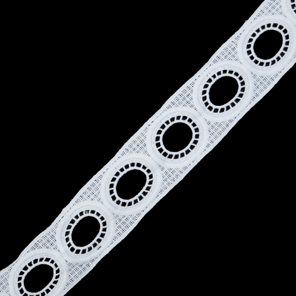 White Geometric Venise Lace - 2" White Geometric Venise Lace - 2"