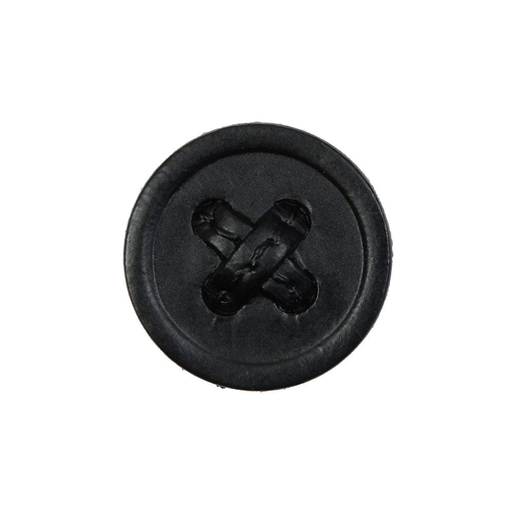 Black Cross Stitch Plastic Shank Back Button - 36L/23mm Black Cross Stitch Plastic Shank Back Button - 36L/23mm