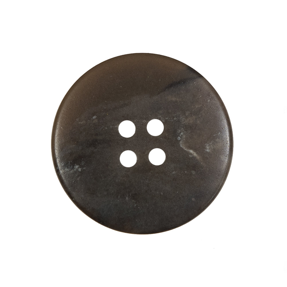 Brown Plastic 4-Hole Button - 40L/25.5mm Detail Brown Plastic 4-Hole Button - 40L/25.5mm Detail